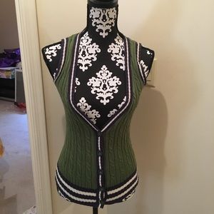 Small, Aeropostale, button-up, sweater-vest